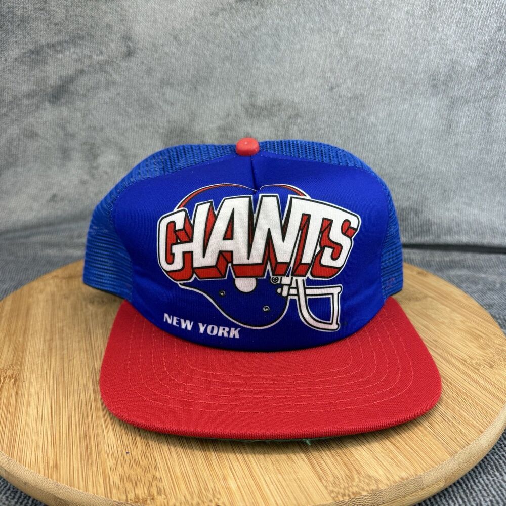 New York Giants Vtg Hat Cap Snap Back NFL Football Mens One Size New Era USA 90s